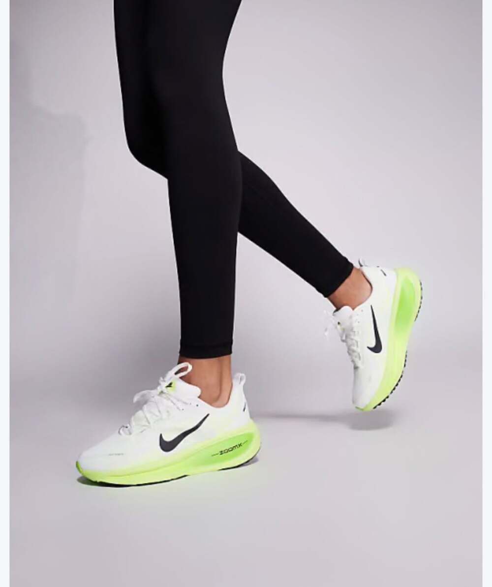 Nike Vomero 18 White Electric Green Volt Running Shoes-6